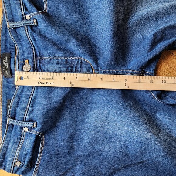 Talbots Flawless Five-Pocket "Crop" Jeans Size 14 Petite - Picture 9 of 16